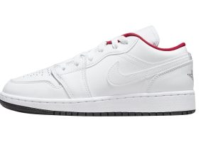 Nike Air Jordan 1 Low GS White Red