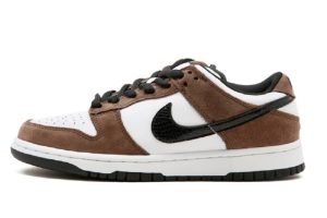 Nike SB Dunk Low White Black Trail End Brown