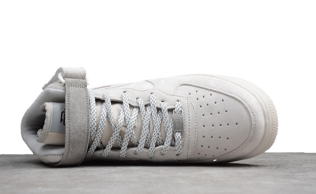 Nike Air Force AL Mid Reigning Champ White Grey - Image 4