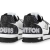 Louis Vuitton Trainer Sneaker Black White - immagine 3